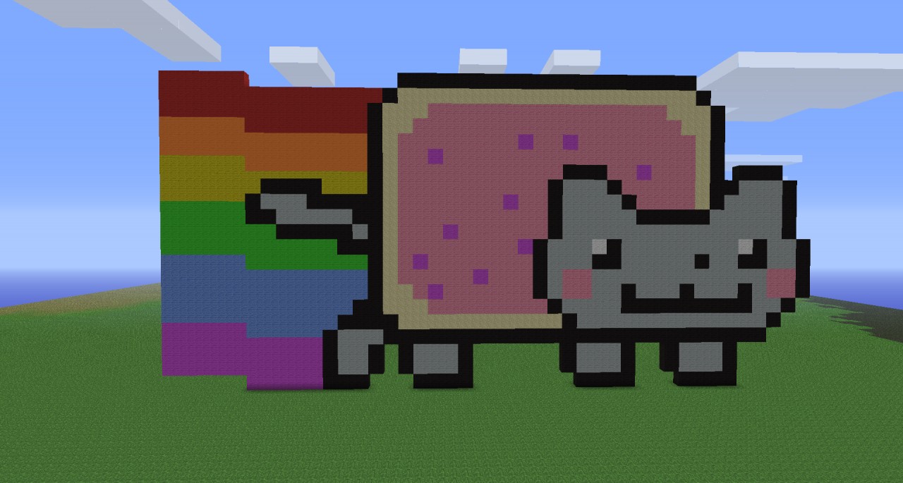 Pixel Art Nyan Cat Minecraft Project vrogue.co